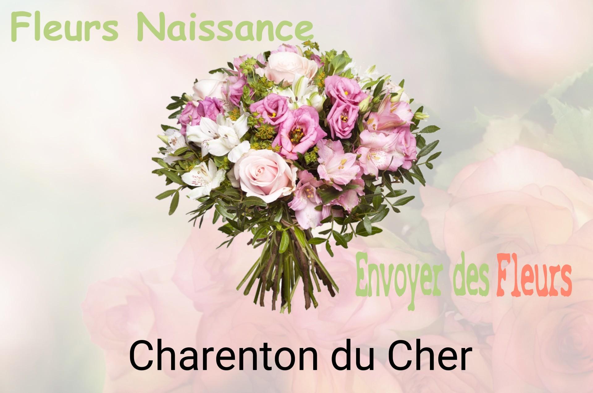 Bouquet de fleurs de naissance livré à Charenton-du-Cher