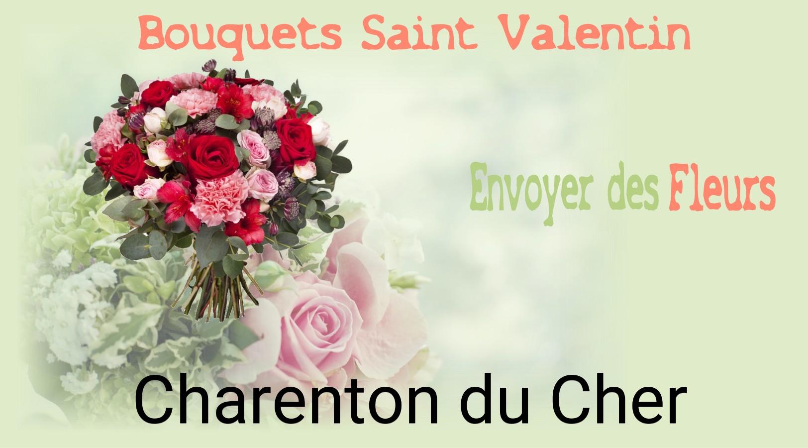 Roses de Saint-Valentin livrées à Charenton-du-Cher